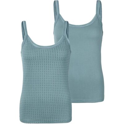 LASCANA Modell 40/42 - Baumwolle Elasthan Unterhemd LASCANA Modell 40/42 - Baumwolle Elasthan Unterhemd