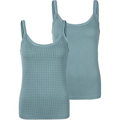 LASCANA Modell 40/42 - Baumwolle Elasthan Unterhemd LASCANA Modell 40/42 - Baumwolle Elasthan Unterhemd