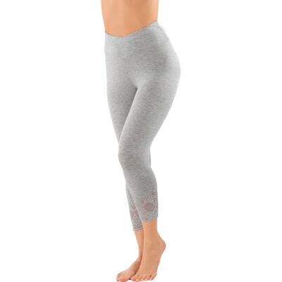 Wäschepur Legging court jersey fin - Grau meliert - 54/56 - Jersey - Legging Wäschepur Legging court jersey fin - Grau meliert - 54/56 - Jersey - Legging