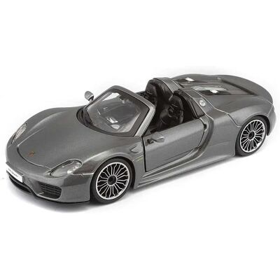 Bburago Porsche 918 Spyder Grau - Modellauto 1:24 Bburago Porsche 918 Spyder Grau - Modellauto 1:24