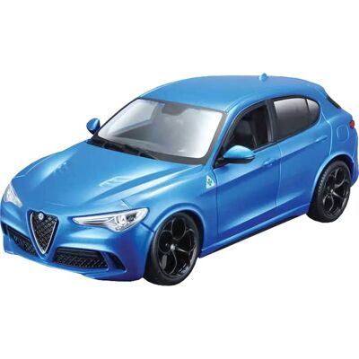 Burago Alfa Romeo Stelvio Blue 1/24 - Toy Car Burago Alfa Romeo Stelvio Blue 1/24 - Toy Car