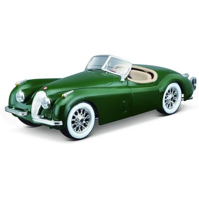 Bburago Jaguar XK 120 Roadster Model - Ciemnozielony Bburago Jaguar XK 120 Roadster Model - Ciemnozielony