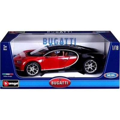 Bburago Bugatti Chiron - Voiture Modèle Métal - Échelle 1:18 Bburago Bugatti Chiron - Voiture Modèle Métal - Échelle 1:18