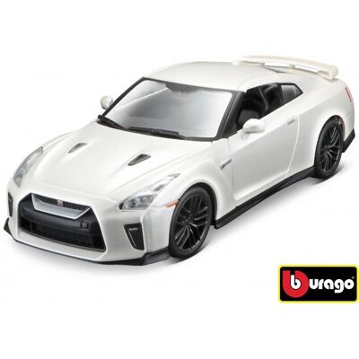 Universal Hobbies Nissan GT R R-35 Perlmutt Weiß - Modellauto Universal Hobbies Nissan GT R R-35 Perlmutt Weiß - Modellauto