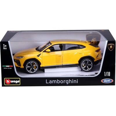 Burago Lamborghini Urus Gelb Modell - 1:18 Blech Burago Lamborghini Urus Gelb Modell - 1:18 Blech