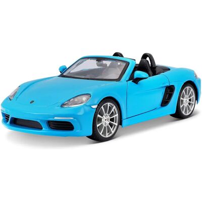 Burago Porsche 718 Blue Boxster - Model 1:24 Burago Porsche 718 Blue Boxster - Model 1:24