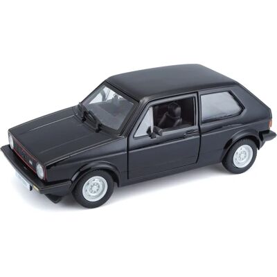 Burago Volkswagen Golf GTI MKI 1979 Black 1:24 - Diecast Model Car Burago Volkswagen Golf GTI MKI 1979 Black 1:24 - Diecast Model Car