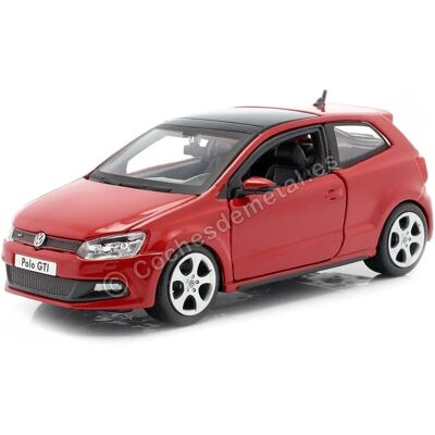 Bburago VW Polo GTI Mark 5 Rosso - Auto giocattolo Bburago VW Polo GTI Mark 5 Rosso - Auto giocattolo
