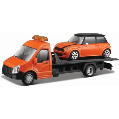 Bburago Mini Cooper S - Odtahovka - Auto Bburago Mini Cooper S - Odtahovka - Auto