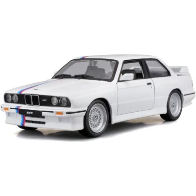 Model auta BMW M3 E30 1988 Bílá - 1:24 Model auta BMW M3 E30 1988 Bílá - 1:24