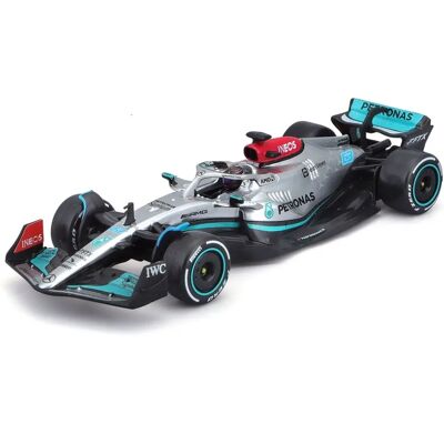 Coche de Modelo Mercedes W13 E Performance - 1:43 - Plateado - F1 Coche de Modelo Mercedes W13 E Performance - 1:43 - Plateado - F1