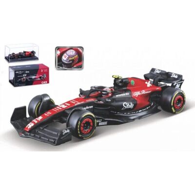 Model Alfa Romeo C43 Team Stake z metalu i plastiku - 1:43 Model Alfa Romeo C43 Team Stake z metalu i plastiku - 1:43