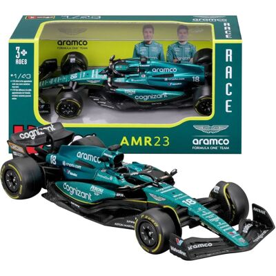 Bburago Aston Martin AMR23 Modell Lance Stroll Grün - Metallmodell Bburago Aston Martin AMR23 Modell Lance Stroll Grün - Metallmodell
