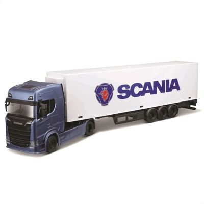 Tahač Scania 770 S s přívěsem - Bílý - Tahač Tahač Scania 770 S s přívěsem - Bílý - Tahač