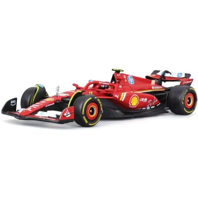Bburago Ferrari SF-24 #55 (Sainz) Sportwagenmodell - Sportwagenmodell Bburago Ferrari SF-24 #55 (Sainz) Sportwagenmodell - Sportwagenmodell