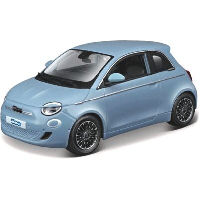 Burago Fiat 500e 1:24 Voiture de Ville - Modèle en zamac, Bleu - Prêt à l'emploi - Publicité Burago Fiat 500e 1:24 Voiture de Ville - Modèle en zamac, Bleu - Prêt à l'emploi - Publicité