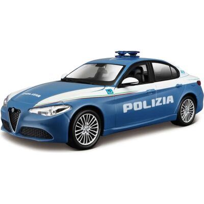 Bburago Alfa Romeo Stelvio Policja - Model Samochód 1:24 Bburago Alfa Romeo Stelvio Policja - Model Samochód 1:24