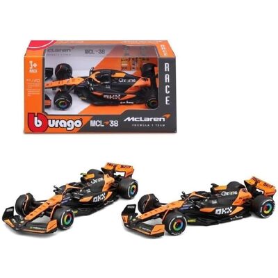 Bburago MCL38 2024 Norris Model Race Car - F1 McLaren 1:43 Bburago MCL38 2024 Norris Model Race Car - F1 McLaren 1:43