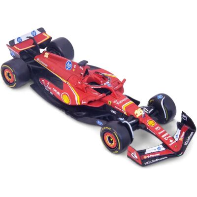 Bburago Ferrari SF-24 LECLERC Voiture de Course - Modèle Bburago Ferrari SF-24 LECLERC Voiture de Course - Modèle