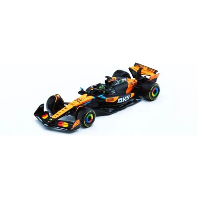 Burago 1:43 McLaren F1 MCL39 Équipe McLaren 81 Oscar Piastri - Modèle réduit en zamac Burago 1:43 McLaren F1 MCL39 Équipe McLaren 81 Oscar Piastri - Modèle réduit en zamac