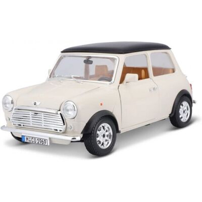 Mini Cooper 1969 Beige - Modello di auto Mini Cooper 1969 Beige - Modello di auto