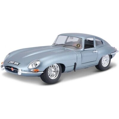 Burago Jaguar E-Type Coupé 1961 Blau - Modellauto aus Zinn Burago Jaguar E-Type Coupé 1961 Blau - Modellauto aus Zinn