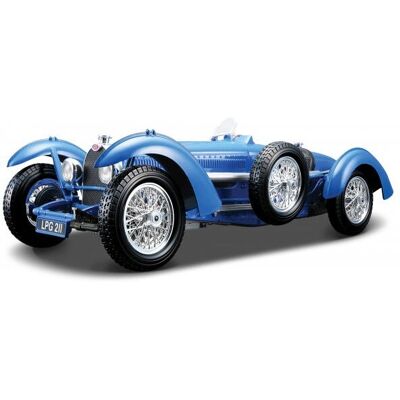 Modèle en zamac Bugatti Type 59 1:18 Bleu - Auto en métal Modèle en zamac Bugatti Type 59 1:18 Bleu - Auto en métal