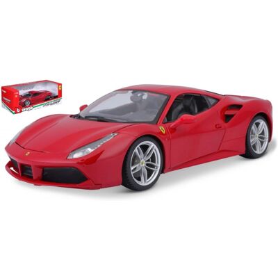 Bburago Ferrari 488 Gtb sportbil modell - 1:18 Bburago Ferrari 488 Gtb sportbil modell - 1:18