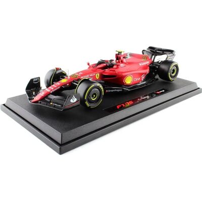 Bburago Ferrari F1-75 Röd metallmodell - Skala 1:18 Bburago Ferrari F1-75 Röd metallmodell - Skala 1:18