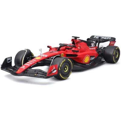 Bburago Ferrari F1 SF-23 1:18 Leclerc - Model Car - Race Ready Bburago Ferrari F1 SF-23 1:18 Leclerc - Model Car - Race Ready
