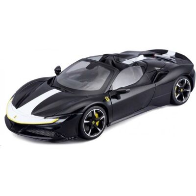 Burago Ferrari SF90 Spider Assetto Fiorano - Échelle 1:18 - Modèle réduit en métal préassemblé Burago Ferrari SF90 Spider Assetto Fiorano - Échelle 1:18 - Modèle réduit en métal préassemblé