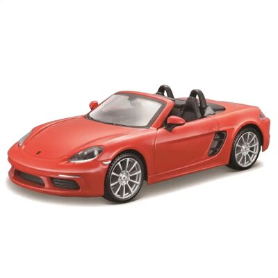 Burago Porsche 718 Boxster Orange Maßstab 1:24 - Modellauto Burago Porsche 718 Boxster Orange Maßstab 1:24 - Modellauto
