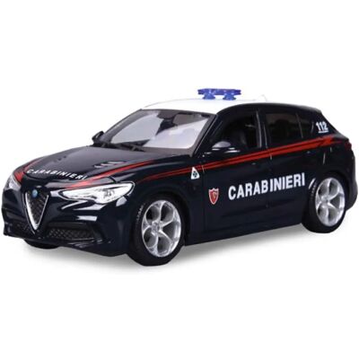 Bburago Alfa Romeo Stelvio Carabinieri - Scala 1:24 Bburago Alfa Romeo Stelvio Carabinieri - Scala 1:24