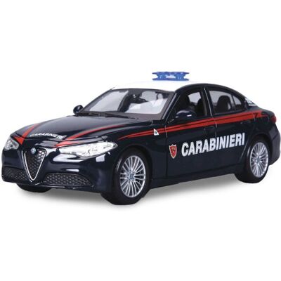 Bburago Alfa Romeo Giulia Carabinieri - Modellauto 1:24 - Polizeiauto Bburago Alfa Romeo Giulia Carabinieri - Modellauto 1:24 - Polizeiauto