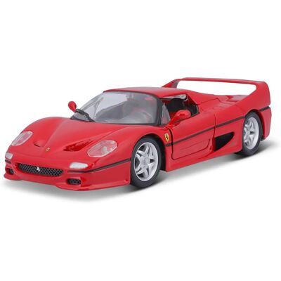 Bburago Ferrari F50 Modelo de carro em metal vermelho - 1/24 Bburago Ferrari F50 Modelo de carro em metal vermelho - 1/24