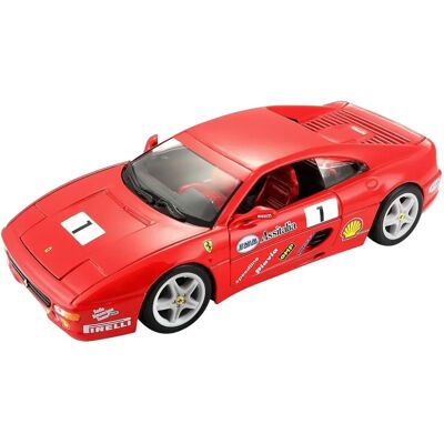 Bburago Ferrari 355 Challenge - Odlitý model - Měřítko 1:24 - Červená Bburago Ferrari 355 Challenge - Odlitý model - Měřítko 1:24 - Červená