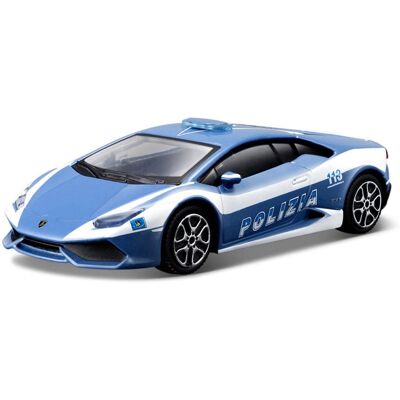 BBURAGO - Lamborghini Huracan LP 610-4 - Police - 1:43 - Modèle diecast - Publicité BBURAGO - Lamborghini Huracan LP 610-4 - Police - 1:43 - Modèle diecast - Publicité