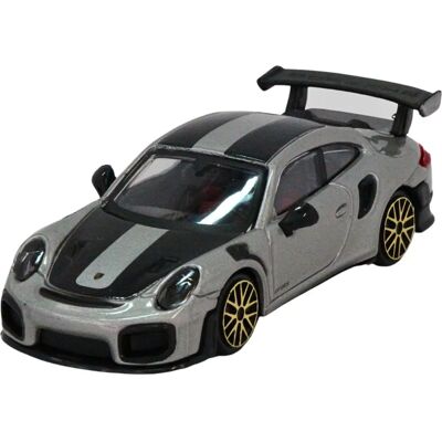 Porsche 911 Gt2 Rs Argent Modèle - Model Car - Publicité Porsche 911 Gt2 Rs Argent Modèle - Model Car - Publicité