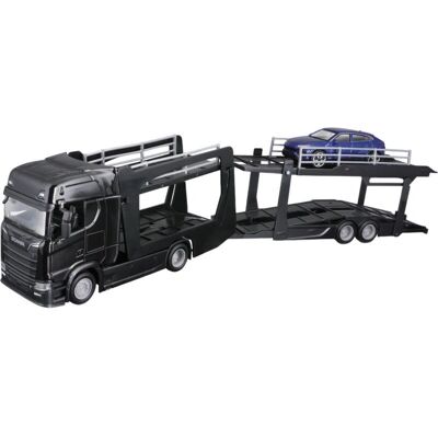 Bburago Scania 770S Přepravník Více Vozidel - Hasičský Model Bburago Scania 770S Přepravník Více Vozidel - Hasičský Model