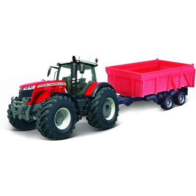 Massey Ferguson 8740S - Tracteur à friction - Miniature agricole - Publicité Massey Ferguson 8740S - Tracteur à friction - Miniature agricole - Publicité
