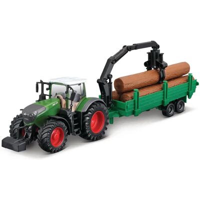 Bauer Bburago Fendt Dřevěný Traktor 10cm - Hračka Traktor Bauer Bburago Fendt Dřevěný Traktor 10cm - Hračka Traktor