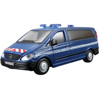 Burago Mercedes Vito Policie - 1:50 - Vozidlo Burago Mercedes Vito Policie - 1:50 - Vozidlo