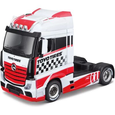 Bburago Mercedes Actros Gigaspace - Měřítko 1:43, Kov, Street Fire Série - Toyo Tires Bburago Mercedes Actros Gigaspace - Měřítko 1:43, Kov, Street Fire Série - Toyo Tires