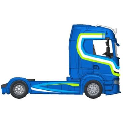 Bburago Blue 1:43 Scania 770S Custom Cabs Model Car Bburago Blue 1:43 Scania 770S Custom Cabs Model Car