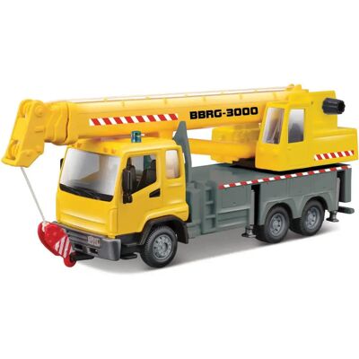 Bburago 1:43 Stavební vůz s jeřábem - Stavební vozidlo Bburago 1:43 Stavební vůz s jeřábem - Stavební vozidlo