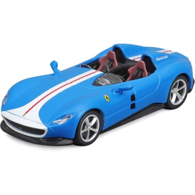 Model Ferrari Monza SP2 - Niebieski/Srebrny - Auto z metalu Model Ferrari Monza SP2 - Niebieski/Srebrny - Auto z metalu