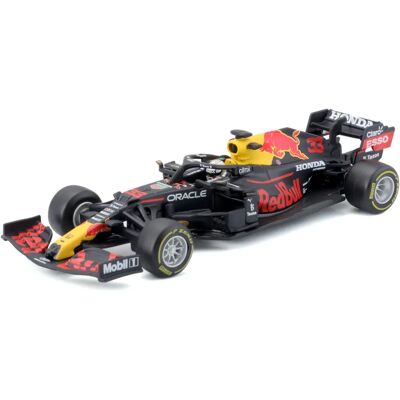 Bburago RB16B Bleu - Échelle 1:43 - Voiture F1 - Publicité Bburago RB16B Bleu - Échelle 1:43 - Voiture F1 - Publicité