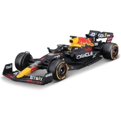 Model samochodu Red Bull RB18 od Bburago - Skala 1:43, Niebieski Model samochodu Red Bull RB18 od Bburago - Skala 1:43, Niebieski