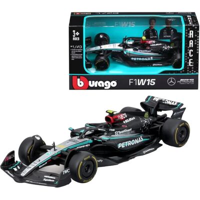 Burago Mercedes W15 F1 Modell - 1:43 Maßstab Burago Mercedes W15 F1 Modell - 1:43 Maßstab