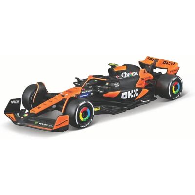 Burago McLaren F1 MCL38 2024 - Modèle en Zamac - Publicité Burago McLaren F1 MCL38 2024 - Modèle en Zamac - Publicité